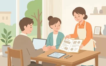 訪問理美容の賠償保険を確認するポイントを表すイラスト