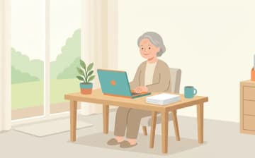 訪問理美容事業者の掲載情報を整えるポイントを表すイラスト