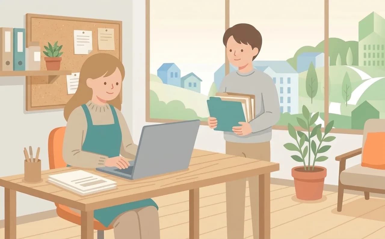 掲載登録を申請するのイメージイラスト